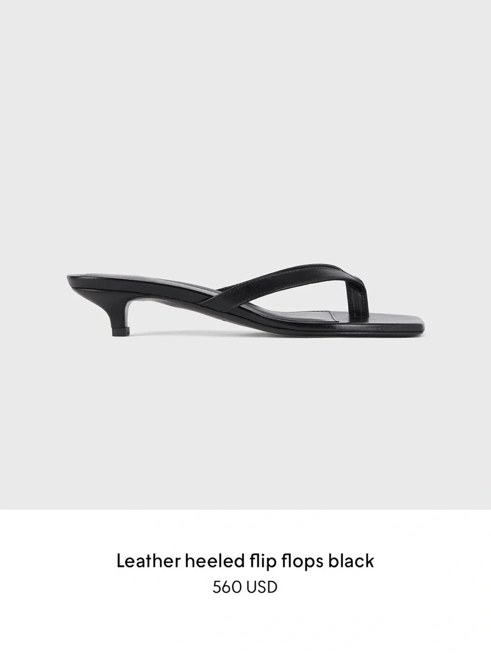 Toteme Leather heeled flip flops - Picture 7 of 7